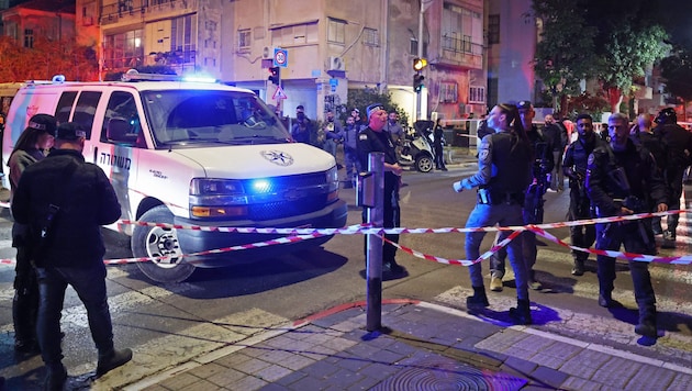 Am Dienstag kam es in Tel Aviv zu einem Messerangriff (Bild: AFP)