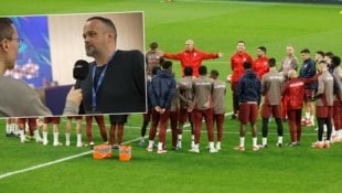 Real-Madrid-Experte Edin Soso über die aktuelle Situation bei den „Königlichen“. Salzburg hat in Madrid jedenfalls keiner auf der Rechnung. (Bild: Pierre-Philippe MARCOU, krone.tv)