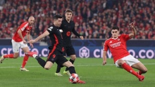 Benfica Lissabon und der FC Barcelona haben sich ein spannendes Duell geliefert. (Bild: AFP/APA/FILIPE AMORIM)