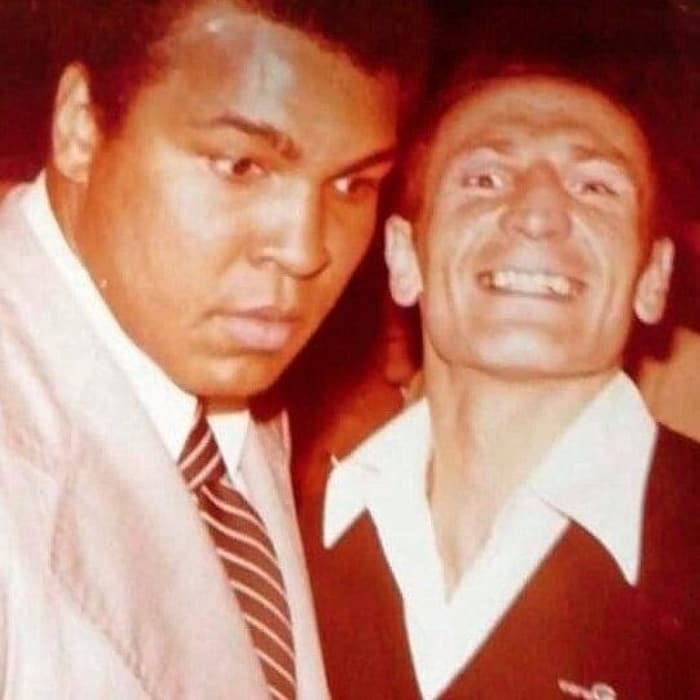 1979 lernte Pachler sein Idol Muhammad Ali kennen.