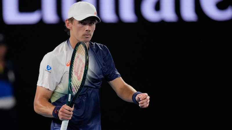 Alex de Minaur genießt Heimvorteil. (Bild: AP ( via APA) Austria Presse Agentur/ASSOCIATED PRESS)