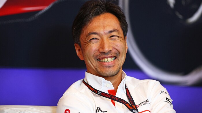 Haas team boss Ayao Komatsu