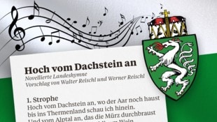 DerText der Landeshymne wurde adaptiert. (Bild: Krone KREATIV/stock.adobe.com)