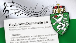 DerText der Landeshymne wurde adaptiert. (Bild: Krone KREATIV/stock.adobe.com)