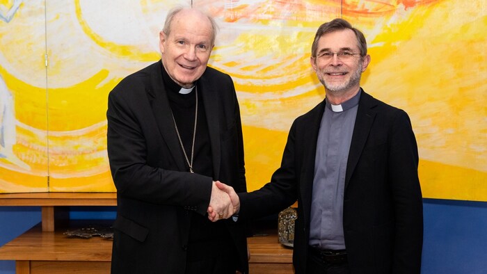 Kardinal Schönborn und der Apostolischer Administrator Josef Grünwidl