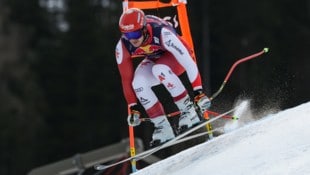 Stefan Eichberger überraschte im Abschlusstraining von Kitzbühel. (Bild: GEPA/GEPA pictures)