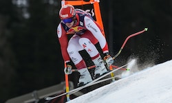 Stefan Eichberger überraschte im Abschlusstraining von Kitzbühel.