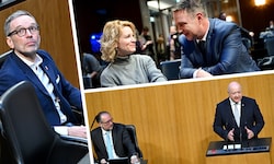 Kickl blickt seiner Kanzlerschaft entgegen, Eva-Maria Holzleitner und Andreas Babler der ...