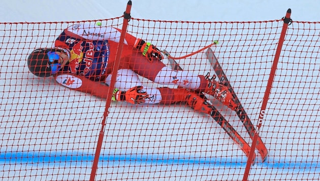 Felix Hacker verletzte sich in Kitzbühel schwer. (Bild: Birbaumer Christof/krone.at)