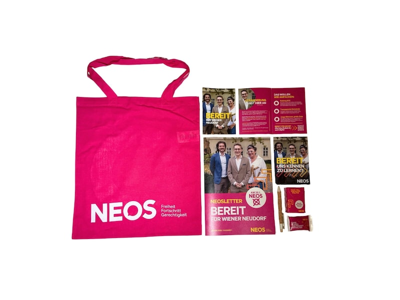 Wahlgeschenke der Neos (Bild: NEOS)