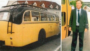 Der eine oder andere kennt noch die alten Busse mit einer Leiter, um große Koffer am Dach zu ...