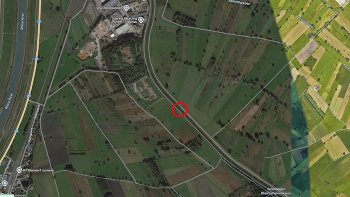 Hier wurde der Leichnam gefunden.