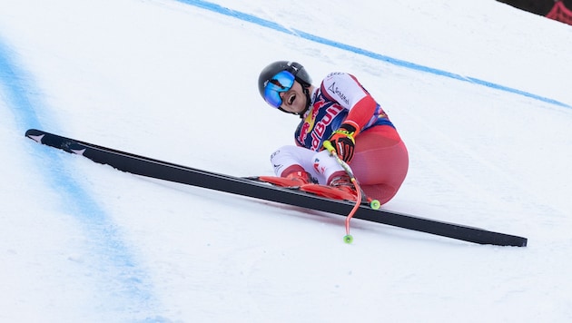 Felix Hacker hat sich am Mittwoch im Training verletzt. (Bild: GEPA/GEPA pictures)