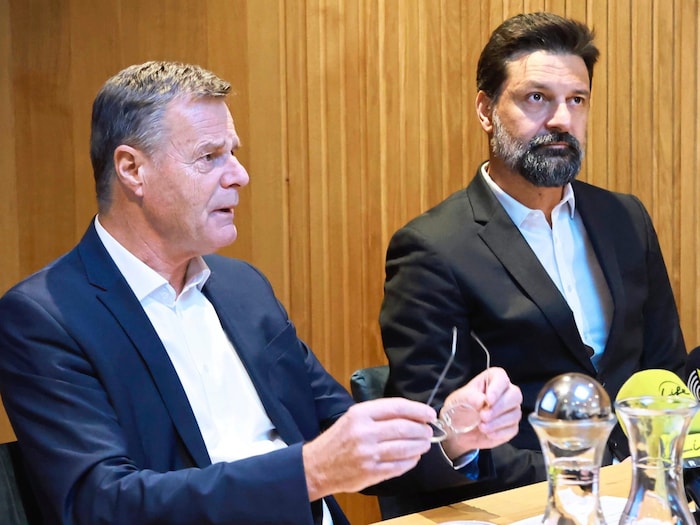 Das „Spitzenduo“ der Gemeinnützigen Bauträger: Franz Mariacher (li.) und Alexander Zlotek.