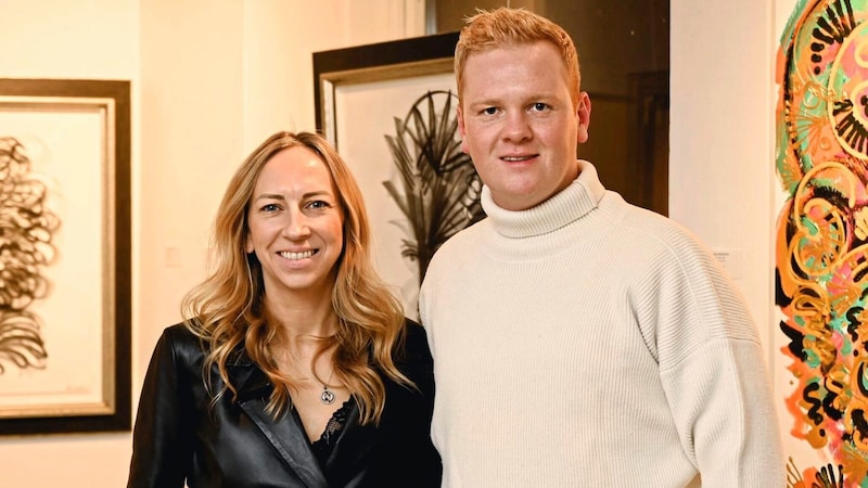 Lena Heidrich mit Leon Löwentraut (Bild: Wenzel Markus/Markus Wenzel)