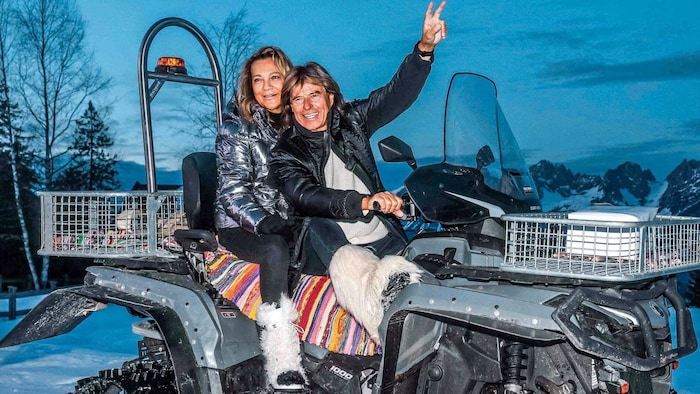 Hansi mit Romana Hinterseer auf der Seidlalm