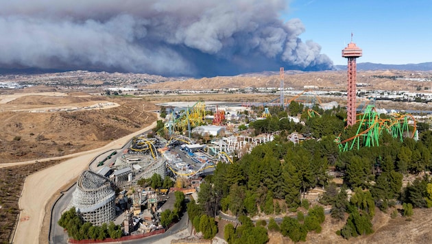 Die Gegend um Los Angeles kommt nicht zur Ruhe. (Bild: AFP/Getty Images via AFP)