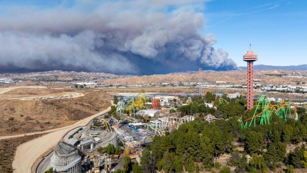 Die Gegend um Los Angeles kommt nicht zur Ruhe. (Bild: AFP/Getty Images via AFP)