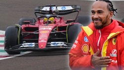 Nach 30 Runden verabschiedete sich Hamilton von den Tifosi. (Bild: Copyright 2025 The Associated Press. All rights reserved)