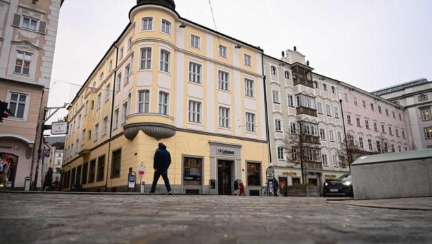 Dem Erdgeschoss im historischen Gebäude am Linzer Hauptplatz wird wieder Leben eingehaucht. (Bild: Wenzel Markus)