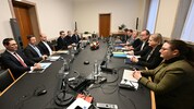 In der großen Runde am Vormittag wurde schwere Kost serviert (Archivbild vom 23.).