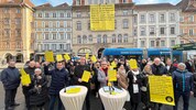 Viele Grazer Innenstadtunternehmer sind am Donnerstag dem Ruf der WKO rund um Josef Herk und ...