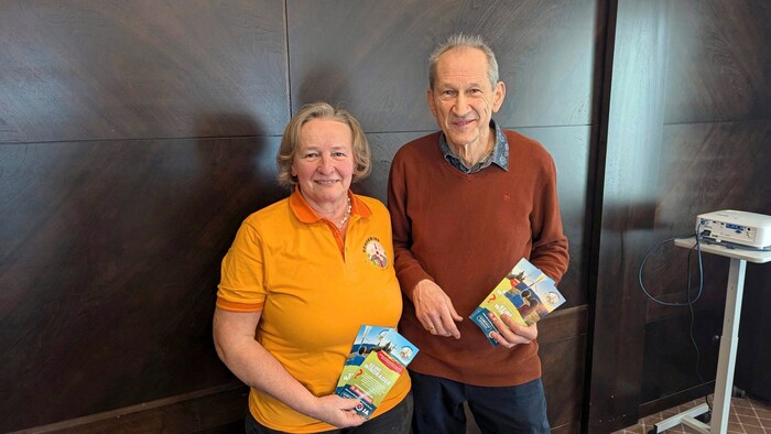 Christa Hintermann and Robert Gritsch are the spokespersons for "Gegenwind in Kärnten".