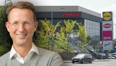 Hannes Lindner nennt Weiz (im Bild das Cineplexx) als Positivbeispiel für die Entwicklung der Innenstadt.  (Bild: Krone KREATIV/Sepp Pail, Standort + Markt)