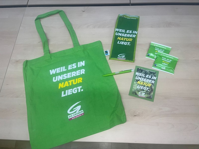 Wahlgeschenke der Grünen (Bild: Grüne)