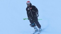 Vincent Kriechmayr beim Freifahren auf der WM-Piste in Saalbach. (Bild: Birbaumer Christof)