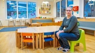 Christiane Mann befürchtet leere Kinderstühle in den beiden Waldviertler Tagesbetreuungseinrichtungen. (Bild: Schindler Klaus/Klaus Schindler)