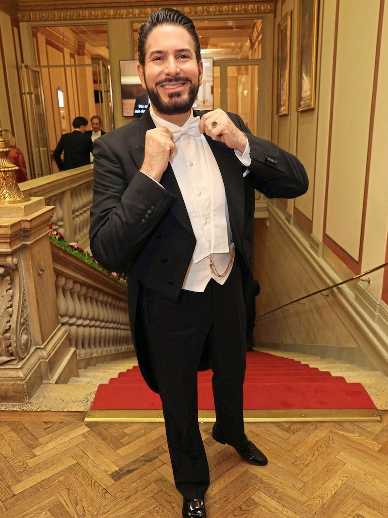 Clemens Unterreiner ließ sich auch heuer den Philharmonikerball nicht entgehen. (Bild: Tuma Alexander/Starpix)