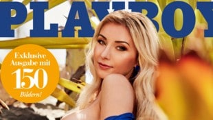 Dschungel-Beauty Anna-Carina Woitschack hat es auf das Cover der Special-Edition des „Playboy“ geschafft. (Bild: Wilfried Wulff für PLAYBOY Deutschland)