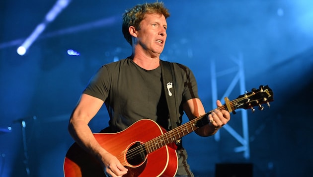 James Blunt wird Samstagabend bei der „KitzRaceParty“ in Harti Weirathers VIP-Tempel aufspielen. (Bild: APA/AFP/Sylvain THOMAS)