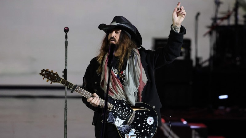 Billy Ray Cyrus beim Liberty Inaugural Ball von Donald Trump (Bild: picturedesk.com/JOE RAEDLE / AFP Getty)