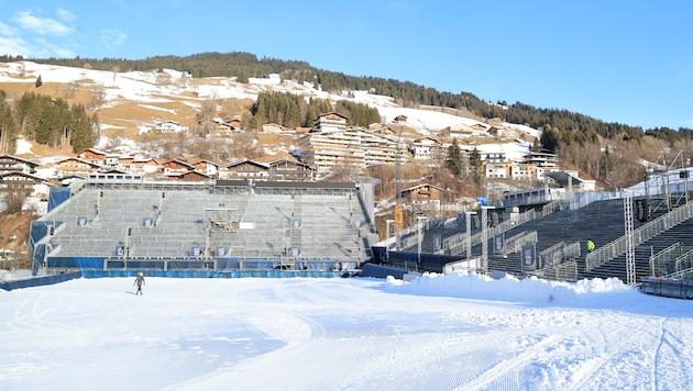 The construction work in Saalbach is almost complete. (Bild: Christof Birbaumer)