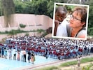 In Kenia hat Gabriela Vonwald (kleines Bild) bereits zwei Schulen gebaut. Anlass war der Bericht über ein Mädchen, das zur Schule gehen wollte. Die Familie konnte sich dafür notwendigen neuen Euro aber nicht leisten. (Bild: Krone KREATIV/Harambee)