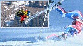 Alexis Pinturault kam im Super-G von Kitzbühel schwer zu Sturz – jetzt ist er wieder zurück auf ...