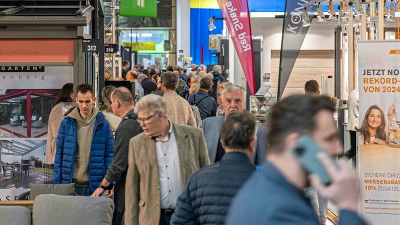 Die Häuslbauermesse rund um Bauen, Wohnen und Einrichten feiert ihr 40-jähriges Jubiläum. (Bild: Diverse Fotografen honorarfrei/Jürgen Fuchs)