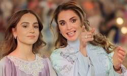 Prinzessin Iman und ihre Mutter, Königin Rania 