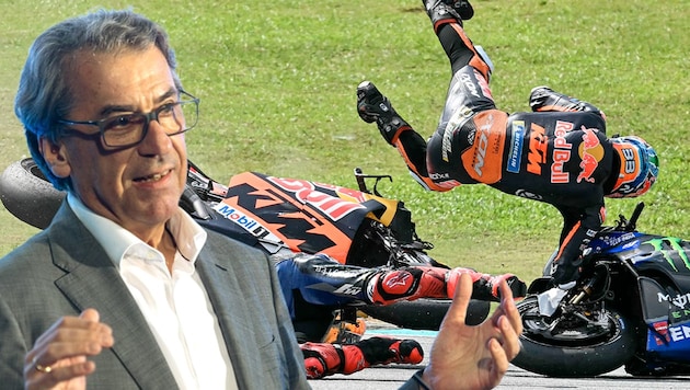 Departure: His "life's work" KTM is insolvent, Pierer (above) is no longer part of the Forbes ranking of the richest people. (Bild: Krone KREATIV/IV OÖ/Roland Pelzl, AFP)