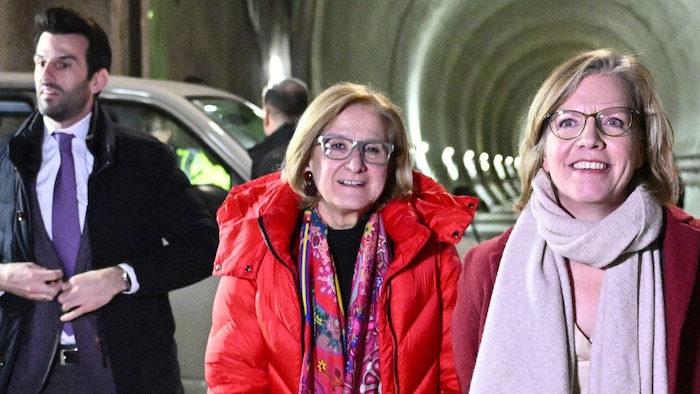 Von links: Landbauer, Mikl-Leitner und Gewessler