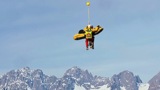 Rescue for the two Frenchmen on Friday, for ÖSV talent Felix Hacker in training on Wednesday (photo). (Bild: Birbaumer Christof)