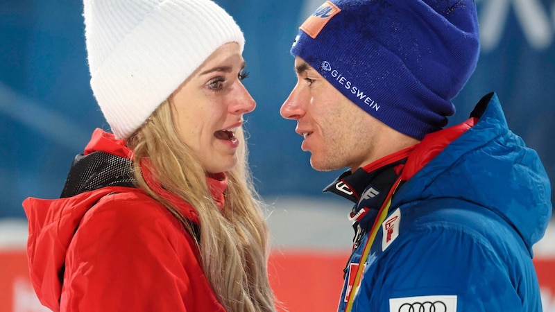 Stefan Kraft with his wife Marisa (Bild: Tröster Andreas)