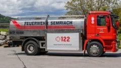 Die Feuerwehr Semriach war mit elf Kräften im Einsatz. (Bild: FF Semriach)