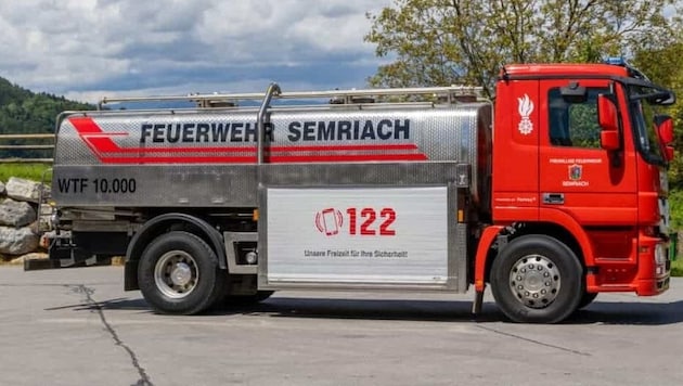 The Semriach fire department was deployed with eleven personnel. (Bild: FF Semriach)