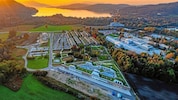 Der Ausbau des Lake Side Parks in Klagenfurt verzögerte sich wegen einer Fledermausart.