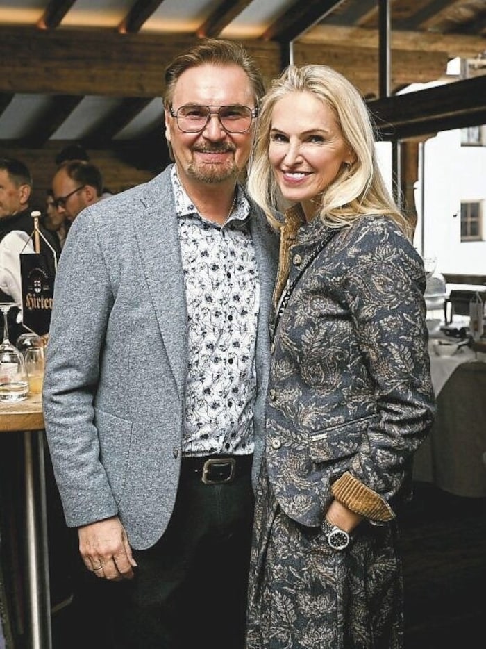 Nik P. und seine Ehefrau Karin.