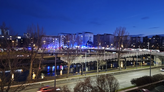 Großeinsatz in der Lorenz-Müller-Gasse in Wien-Brigittenau
