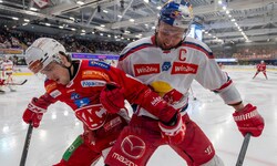 Durfte als Kapitän ran: Mario Huber (re.)